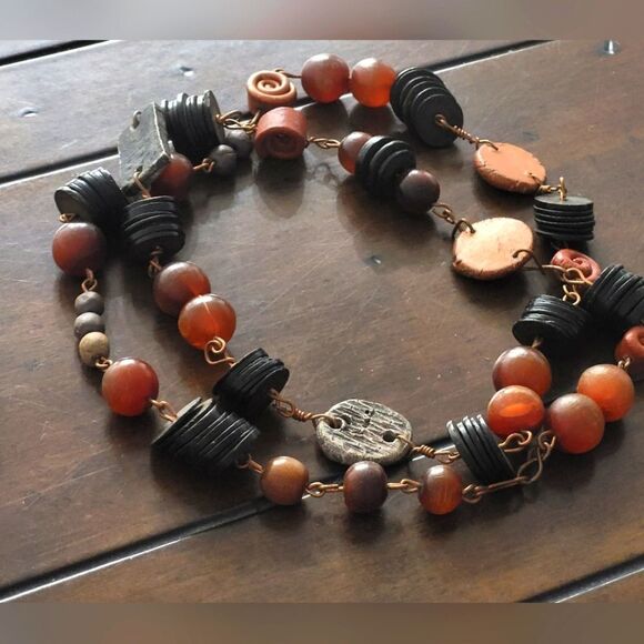 Hand Beaded Necklace - Picture 8 of 8